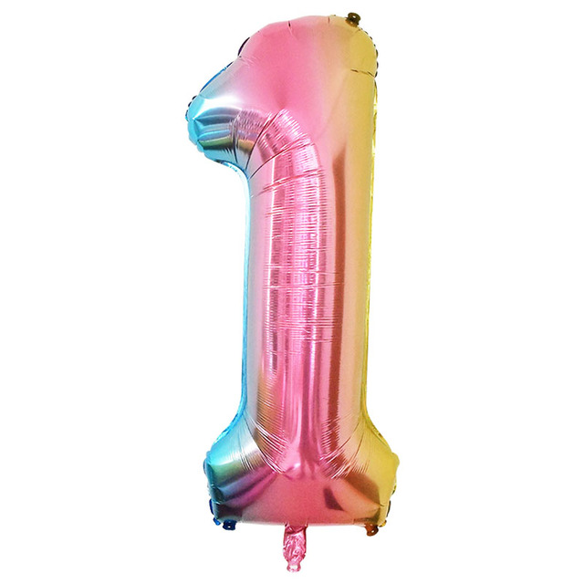 Ok. Dopracowany tytuł produktu to: Duże kolorowe balony foliowe w kształcie cyfr - 40 cali - Wianko - 12