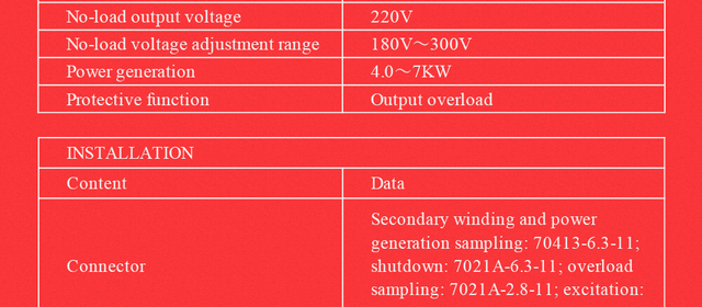 Kipor AVR KI-DAVR-50S - część do generatora - Wianko - 12