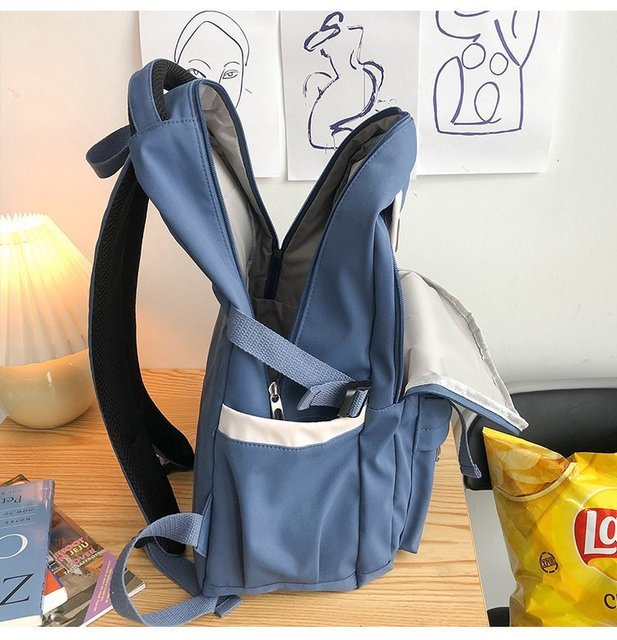 Wysokiej jakości plecak dla kobiet i dziewcząt Preppy o dużej pojemności, modny plecak na laptopa i torba podróżna Unisex - Wianko - 19
