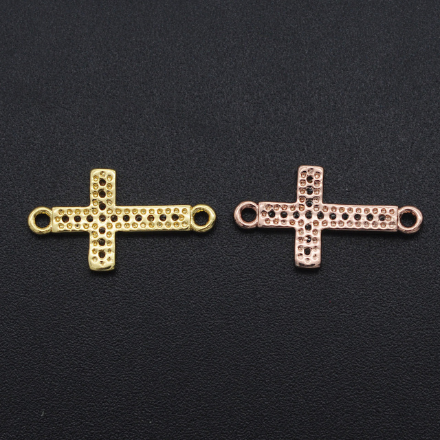Cyrkonia DIY 18x10mm - złącze krzyża, biżuteria hurtowniowa - Wianko - 8