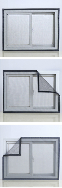 Okno z moskitierą nano DIY do montażu na oknie - ochrona przed komarami i muchami - Wianko - 27