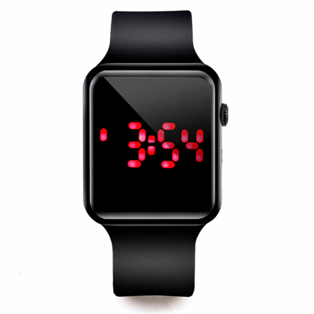 Zegarek męski cyfrowy LED z gumowym paskiem w stylu sportowym - Wianko - 14