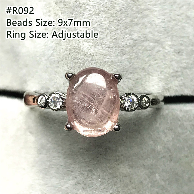 Pierścień biżuteryjny z naturalnym turmalinem kwarcowym dla kobiet i mężczyzn - eleganckie bogactwo i uzdrowienie - Wianko - 10