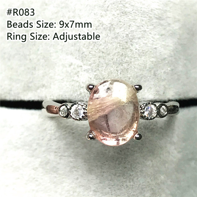 Pierścień biżuteryjny z naturalnym turmalinem kwarcowym dla kobiet i mężczyzn - eleganckie bogactwo i uzdrowienie - Wianko - 18