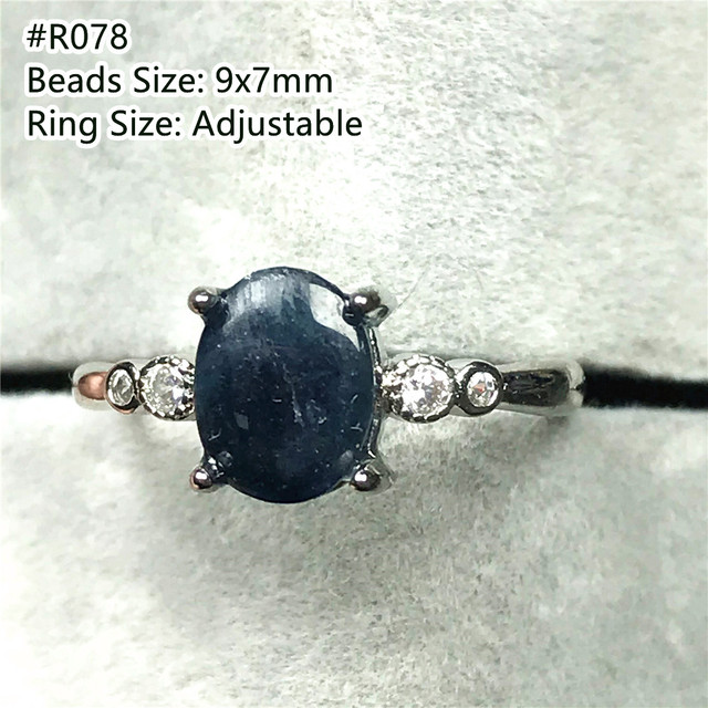 Pierścień biżuteryjny z naturalnym turmalinem kwarcowym dla kobiet i mężczyzn - eleganckie bogactwo i uzdrowienie - Wianko - 20