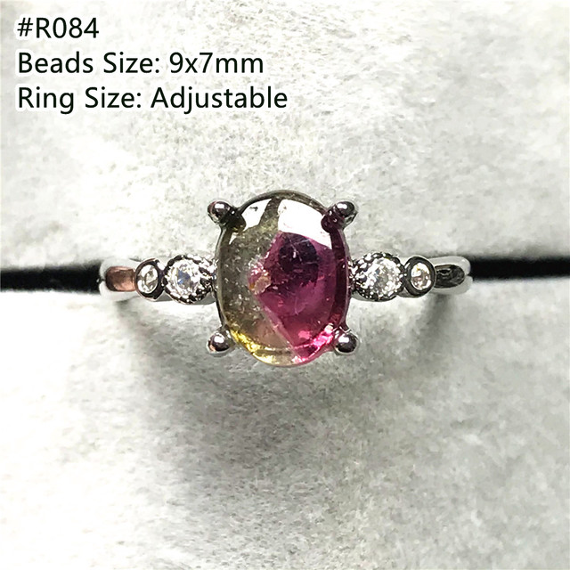 Pierścień biżuteryjny z naturalnym turmalinem kwarcowym dla kobiet i mężczyzn - eleganckie bogactwo i uzdrowienie - Wianko - 17