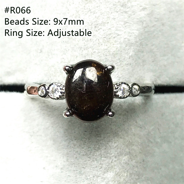 Pierścień biżuteryjny z naturalnym turmalinem kwarcowym dla kobiet i mężczyzn - eleganckie bogactwo i uzdrowienie - Wianko - 36