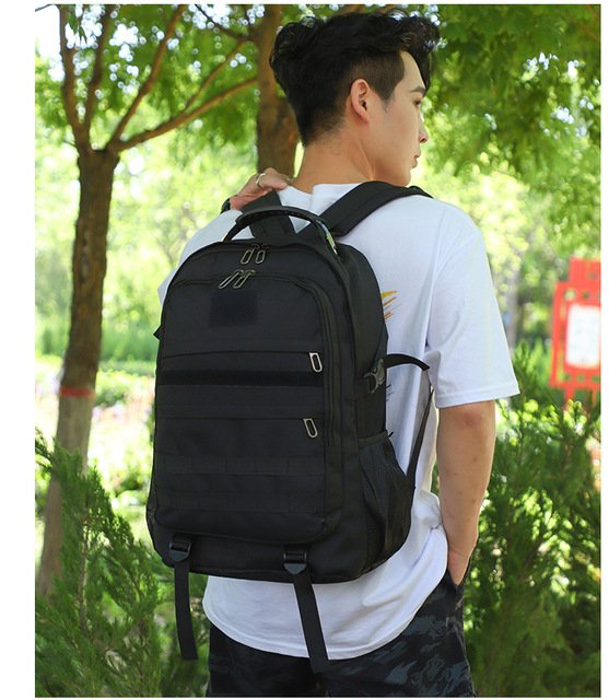 Plecak wspinaczkowy torba taktyczna 40L z gniazdami USB, wodoodporny - podróże, turystyka, kemping - Wianko - 14