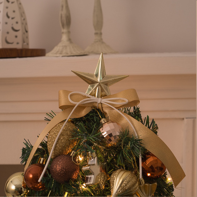 Drzewko świąteczne mini z dekoracjami 2021 - prezenty na Nowy Rok i ozdoby dla całej rodziny - Wianko - 8