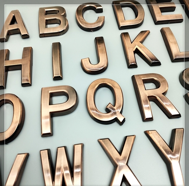 3D naklejka literowa numer drzwi ABS - nowoczesna tablica numeracyjna hotelowa i domowa - Wianko - 6
