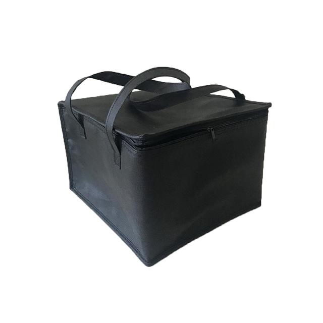Termiczna torba piknikowa składana, chłodząca - izolowana torba na lunch z folią aluminiową - Wianko - 4