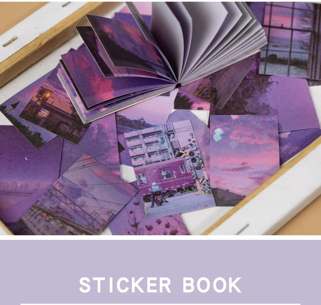 Naklejki książka Album Scrapbooking pamiętnik DIY papier dekoracyjny - seria Fu Qi Daydream - Wianko - 12