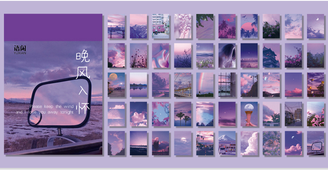 Naklejki książka Album Scrapbooking pamiętnik DIY papier dekoracyjny - seria Fu Qi Daydream - Wianko - 8