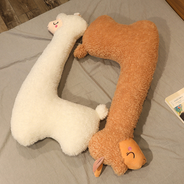 Pluszowa alpaka japońska - Miękka poduszka z nadzieniem owcy - Wianko - 18