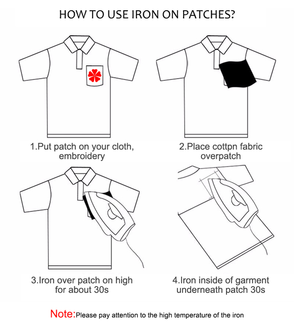 8 sztuk żelazko na łatki do ubrań z wzorami: frytki, lody, drzewa - T-shirt naklejki - Wianko - 9