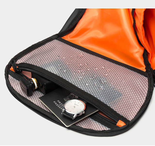 Plecak męski Marka Mężczyźni antykradzieżowy wodoodporny 15.6 Cal czarny plecak na laptopa - Wianko - 7