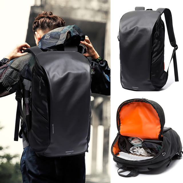Plecak męski Marka Mężczyźni antykradzieżowy wodoodporny 15.6 Cal czarny plecak na laptopa - Wianko - 1