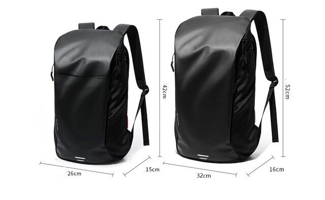 Plecak męski Marka Mężczyźni antykradzieżowy wodoodporny 15.6 Cal czarny plecak na laptopa - Wianko - 2