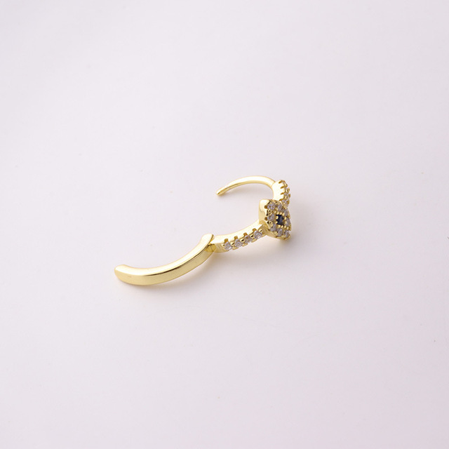 925 srebrne kolczyki do przekłuwania uszu Helix Tragus Hoop – biżuteria do chrząstki - Wianko - 10