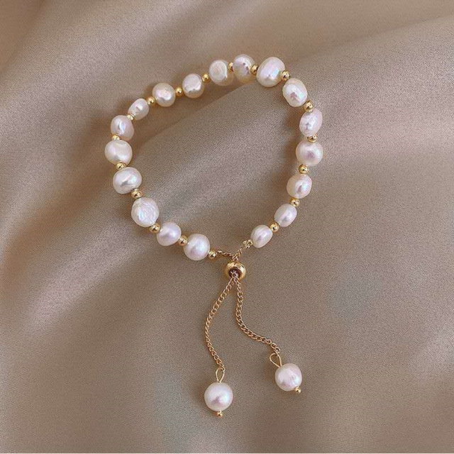 Elegancka bransoletka z naturalną perłą słodkowodną i srebrem pr.925 - Wianko - 11