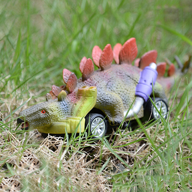 Realistyczny model dinozaura samochodu z napędem Pull Back dla dzieci w wieku przedszkolnym - Wianko - 8