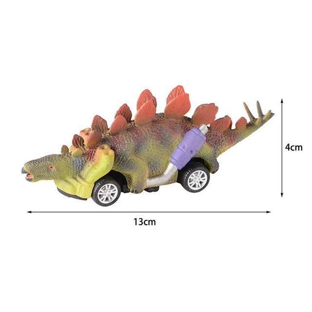 Realistyczny model dinozaura samochodu z napędem Pull Back dla dzieci w wieku przedszkolnym - Wianko - 11
