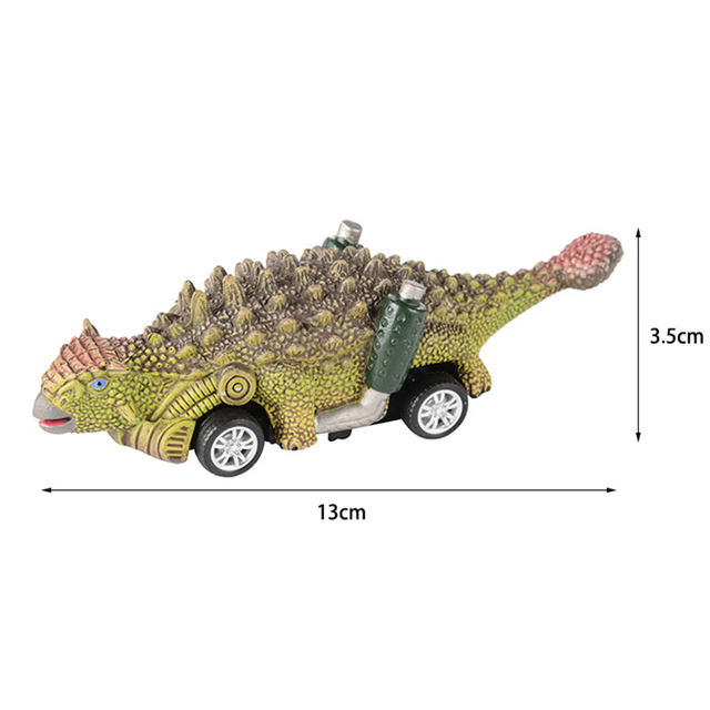 Realistyczny model dinozaura samochodu z napędem Pull Back dla dzieci w wieku przedszkolnym - Wianko - 15