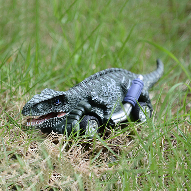 Realistyczny model dinozaura samochodu z napędem Pull Back dla dzieci w wieku przedszkolnym - Wianko - 4