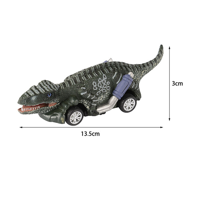 Realistyczny model dinozaura samochodu z napędem Pull Back dla dzieci w wieku przedszkolnym - Wianko - 10