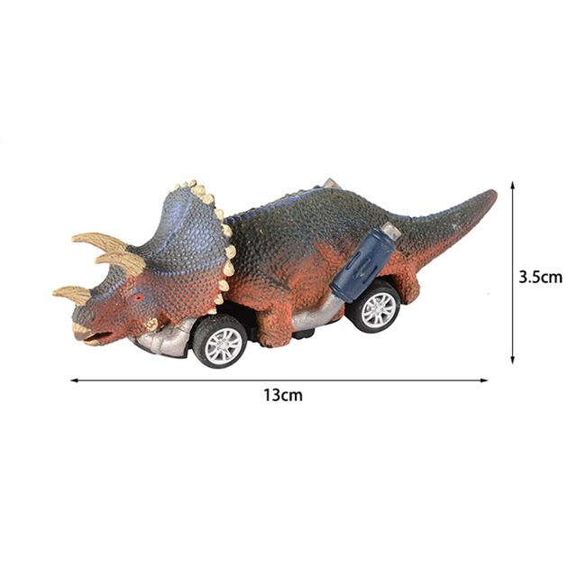 Realistyczny model dinozaura samochodu z napędem Pull Back dla dzieci w wieku przedszkolnym - Wianko - 12