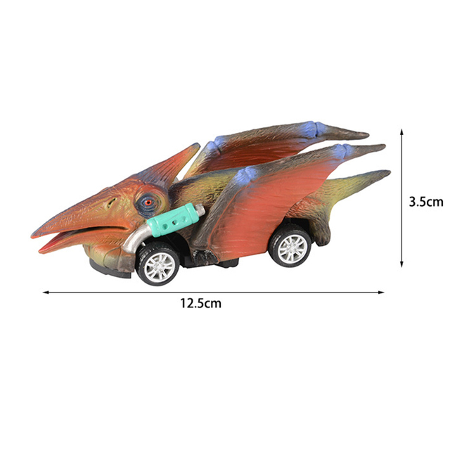 Realistyczny model dinozaura samochodu z napędem Pull Back dla dzieci w wieku przedszkolnym - Wianko - 13