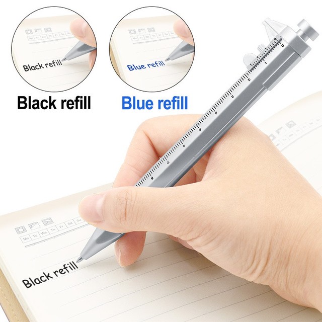 Długopis zaciskowy żelowo-kulkowy 0.5mm z suwmiarką - artykuł papierniczy - Wianko - 9