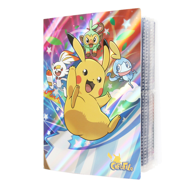 Kolekcjonerski album Pokemon z 240 lśniącymi kartami VMAX GX EX - Wianko - 1