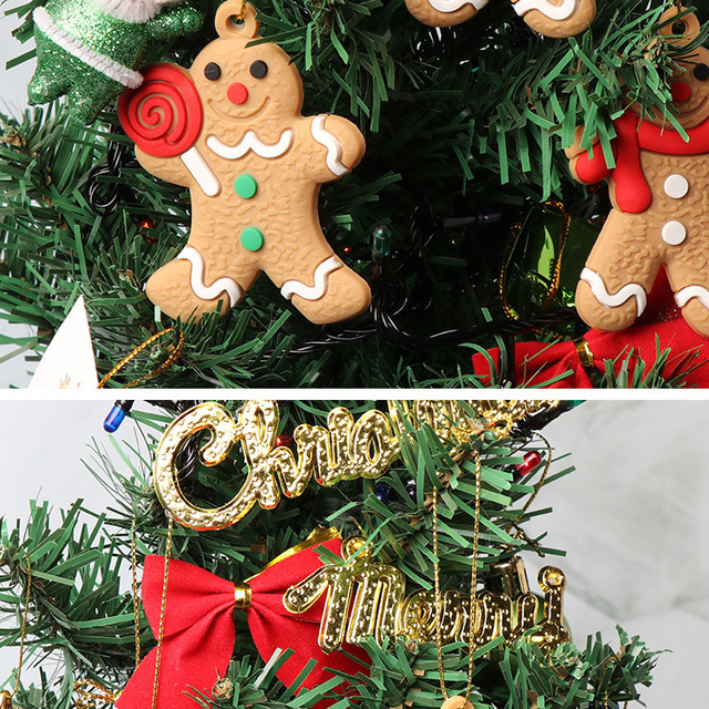 Ozdoba choinkowa wisząca Gingerbread Man, 7.5cm, ozdoby na bożonarodzeniowe dekoracje - Wianko - 10