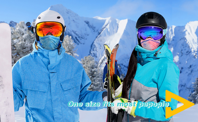 Termiczna chustka zimowa do jazdy na rowerze i polowania na nartach - ciepła ochrona szyi przed zimną pogodą - uniseks - Wianko - 18