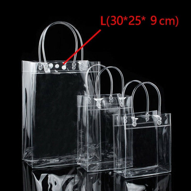 PVC przezroczysta torba plastikowa na prezenty - 10 sztuk - Wianko - 13
