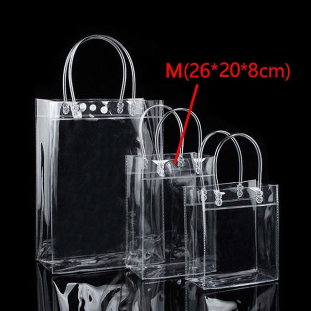 PVC przezroczysta torba plastikowa na prezenty - 10 sztuk - Wianko - 14