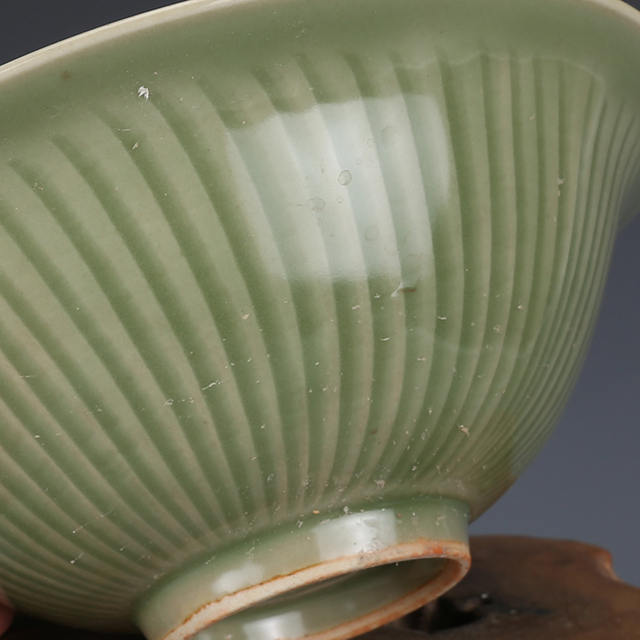 Ręcznie malowana miska zielonej glazury, kolekcjonerski przedmiot rzemieślniczy z epoki SongDynasty - Wianko - 2