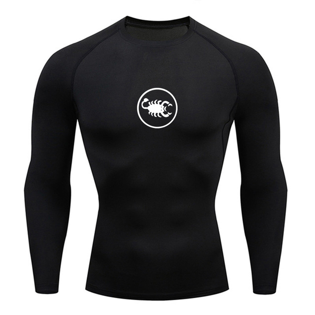 Męska koszulka kompresyjna do biegania o szybkoschnących właściwościach i oddychających krótkich rękawach na wiosnę i jesień - Wianko - 18