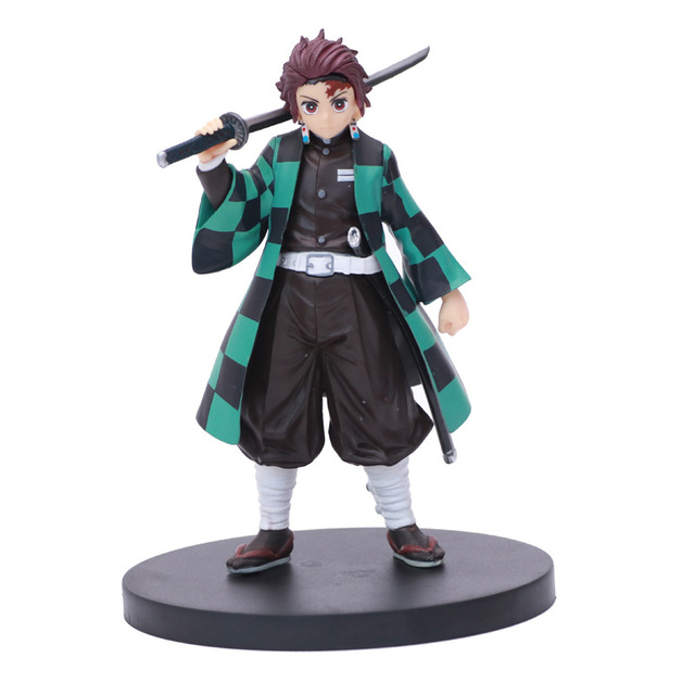 Figurka akcji Demon Slayer - Tomioka Giyuu, Hashibira Inosuke, Kamado Tanjirou, Nezuko, Zenitsu z anime Kimetsu nie Yaiba - Wianko - 8