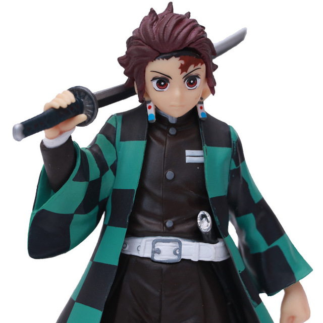 Figurka akcji Demon Slayer - Tomioka Giyuu, Hashibira Inosuke, Kamado Tanjirou, Nezuko, Zenitsu z anime Kimetsu nie Yaiba - Wianko - 14