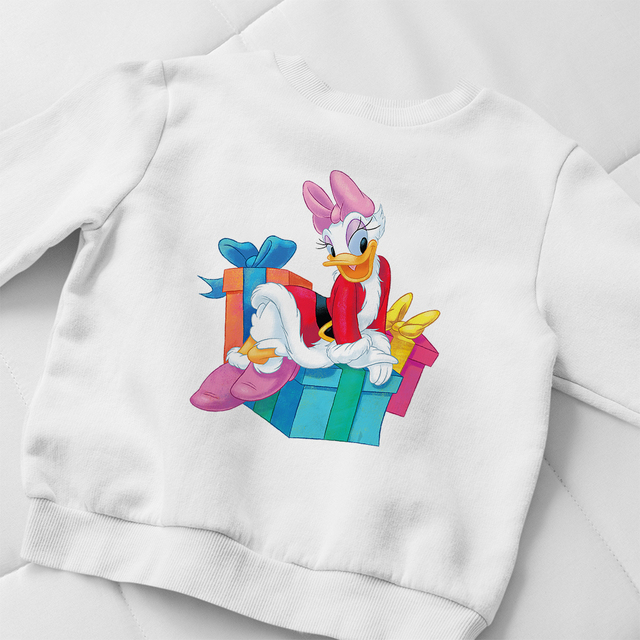 Bluza dziecięca Disney z nadrukiem Kaczora Donalda i literami 'Szczęśliwego Nowego Roku' - wzór Harajuku 3-8T - Wianko - 8