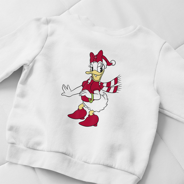 Bluza dziecięca Disney z nadrukiem Kaczora Donalda i literami 'Szczęśliwego Nowego Roku' - wzór Harajuku 3-8T - Wianko - 9