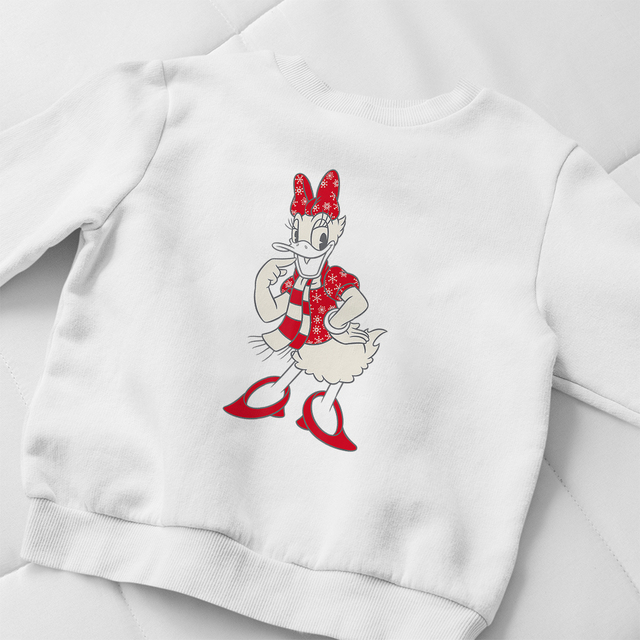 Bluza dziecięca Disney z nadrukiem Kaczora Donalda i literami 'Szczęśliwego Nowego Roku' - wzór Harajuku 3-8T - Wianko - 10