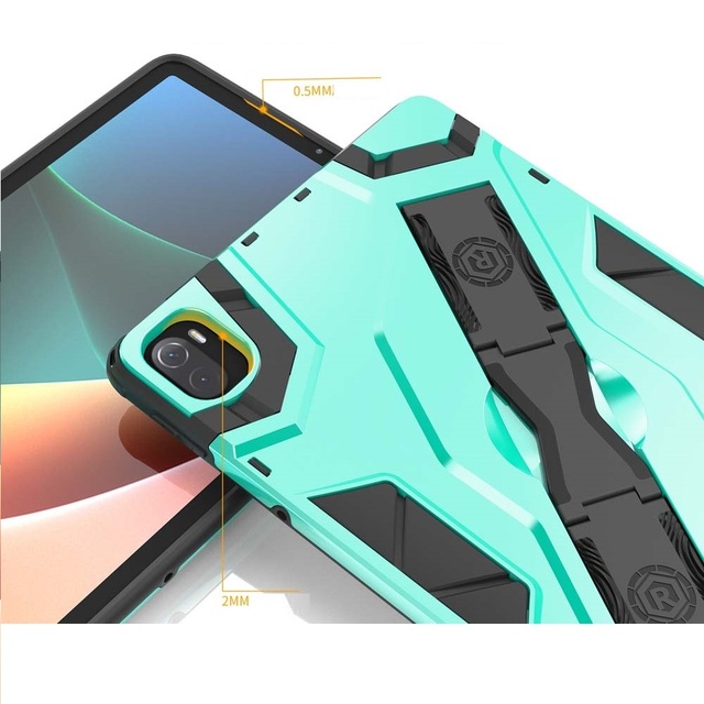 Etui na tablet do Xiaomia Pad 5 Pro - składany stojak, odporny na wstrząsy, z paskiem na ramię i uchwytem ochronnym - Wianko - 3
