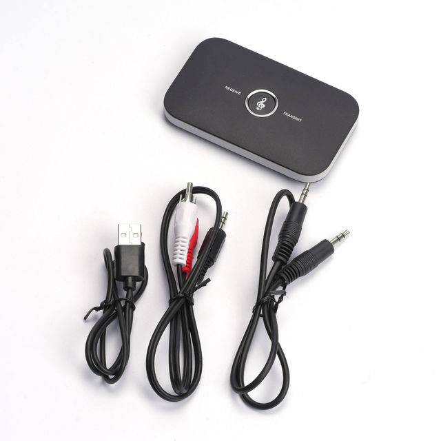 Bezprzewodowy Odbiornik Bluetooth nadajnik 2 w 1 Audio 4.1 3.5mm Adapter do PC i Smartfona - Wianko - 4