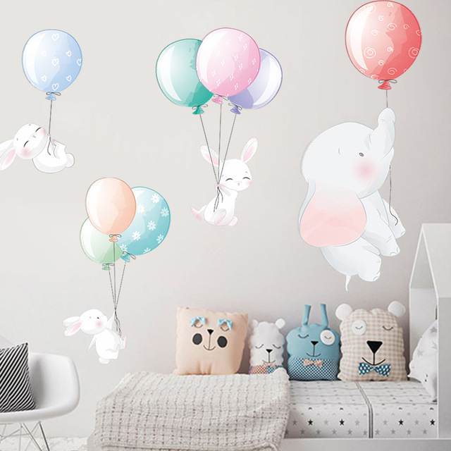Balon słoń - dekoracja ściany dla dzieci, przedszkola, sypialni - Wianko - 12