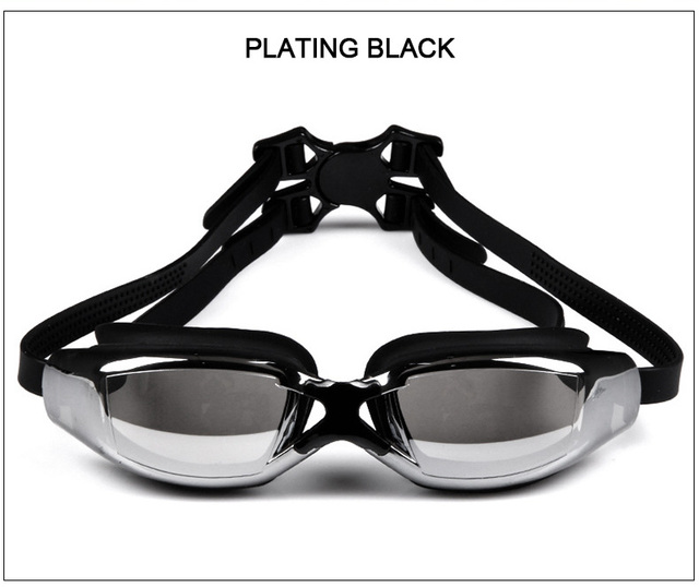 Okulary pływackie krótkowzroczne przeciwmgielne silikonowe wodoodporne damskie - Wianko - 12