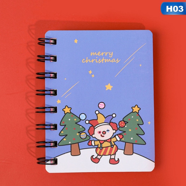 Mini notatnik Kawaii z motywem świątecznym – idealny prezent dla studentów i biurowych osób - Wianko - 10