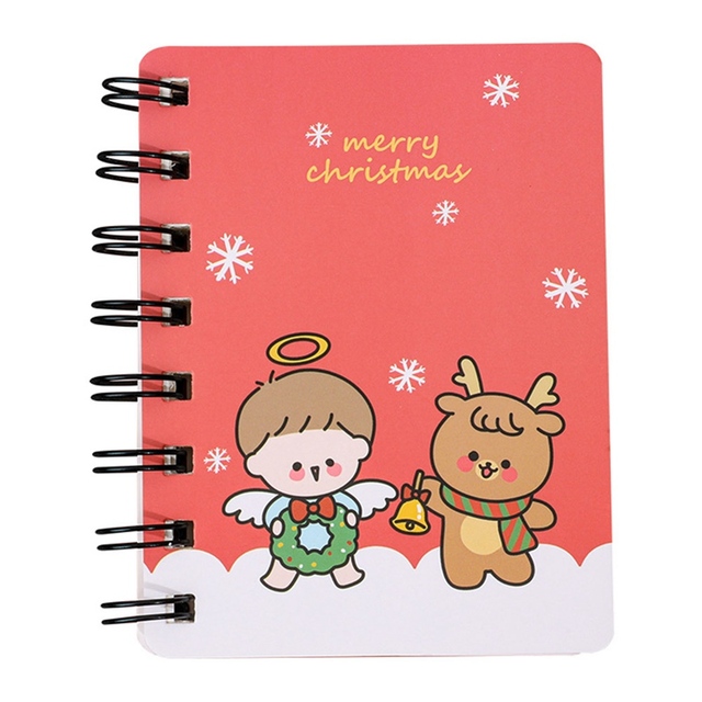 Mini notatnik Kawaii z motywem świątecznym – idealny prezent dla studentów i biurowych osób - Wianko - 13